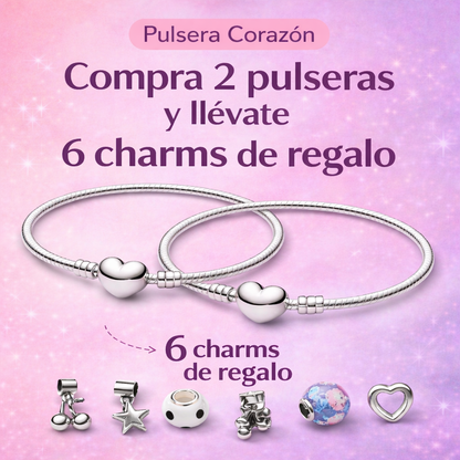 Pulsera Pandora Corazon Especial 14 Febrero